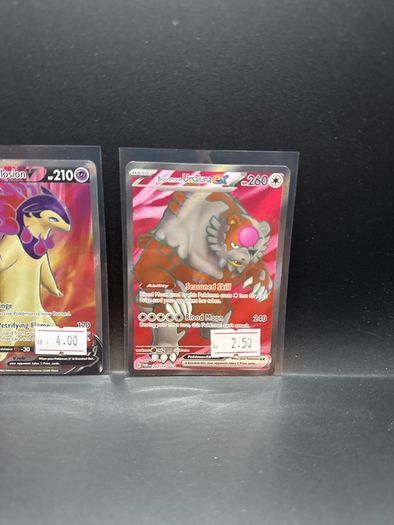 Hisuain Typhlosion 169/189 | Bloodmoon Ursuluna 202/167 Pokemon Cards