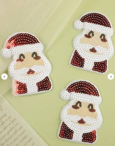 Sequin Santa patch