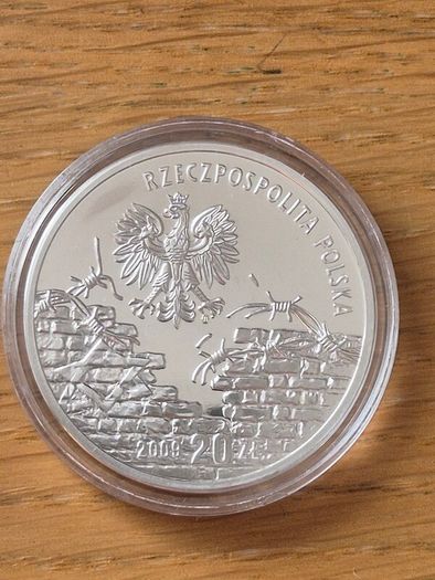 Poland 20 zlotych silver coin