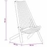 Folding Garden Chairs 2 pcs Brown 56 x 69 x 84 m Image 7