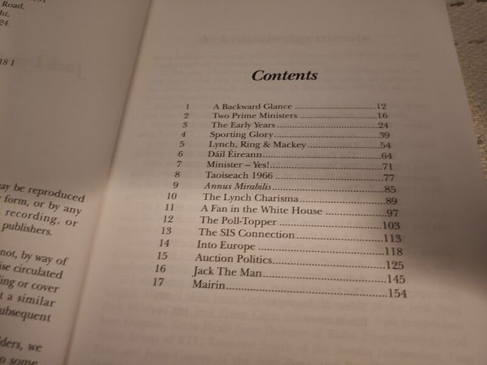 Jack Lynch A Biography Book For Sale Here