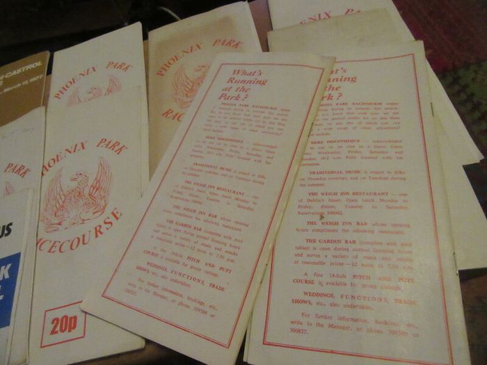 Phoenix Park Racecards 1977