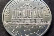 2016 Austria Wiener Philharmoniker - 1 Oz Silver  1.5 Euro
