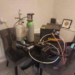 Lager set up for a bar