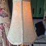 Lamp Vintage Gold metal tall slim table lamp Image 10