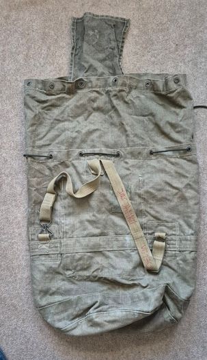 Vintage army duffel bag Scandinavian