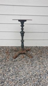 cast iron table base