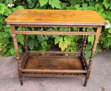 19th Century aesthetic movement oak console