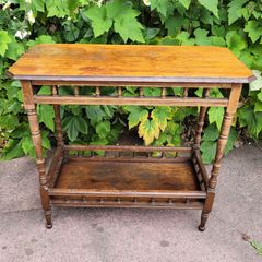 19th Century aesthetic movement oak console