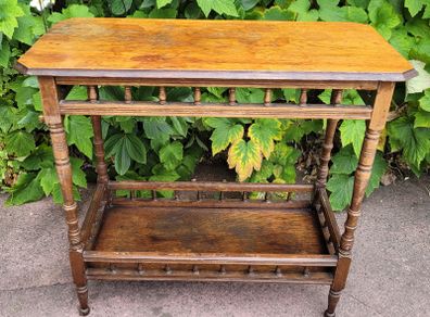 19th Century aesthetic movement oak console