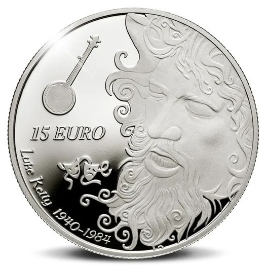Luke Kelly Silver Proof coin 2020