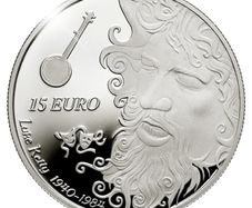 Luke Kelly Silver Proof coin 2020