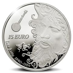 Luke Kelly Silver Proof coin 2020
