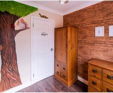 Nursery wardrobe and chest of drawers