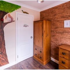 Nursery wardrobe and chest of drawers