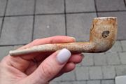 Vintage clay pipe