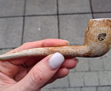 Vintage clay pipe