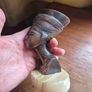 Vintage Egyptian Pharaoh Queen Nefertiti Bust Figurine Decoration Image 6