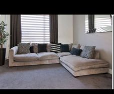 grey corner suite