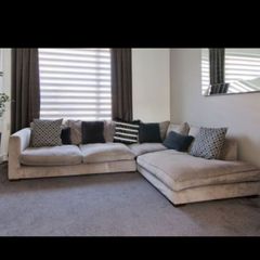 grey corner suite