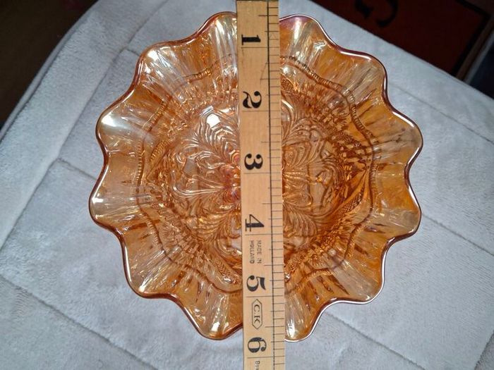 Carnival Glass 1950's Sugar Bowl and Milk Jug