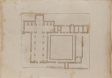 Dunbrody Abbey Antique Plan 1793