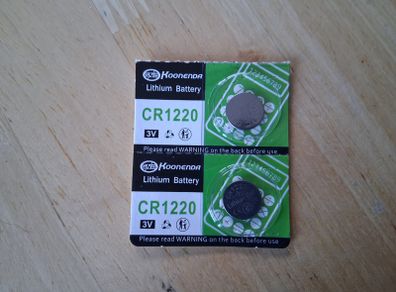 CR-1220 Lithium Battery