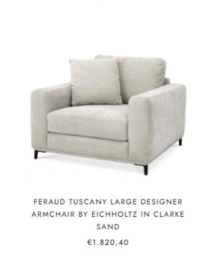 Designer Arm Chair - by  Eichholtz