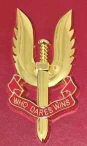 Metal SAS badge .