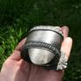 Antique napkin ring with harp Image 5