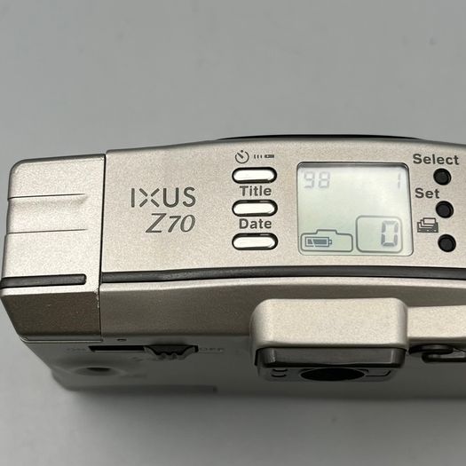 Canon Ixus Z 70 35mm Compact Film Camera - Silver - Tested