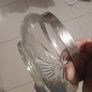 Vintage John Grinsell & Son's  cut glass bowl with silver plated rim Image 3