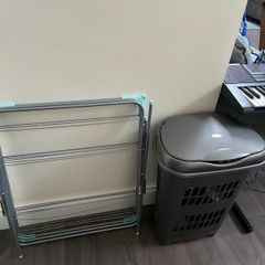 Clothes horse & Laundry bin