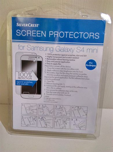 Samsung Galaxy S4 Mini Screen Protector x 2