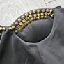 black gold stud dress Image 3