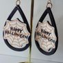 Happy Halloween Waterdrop Earrings Image 2