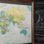 1995 Framed Map of the World Image 6