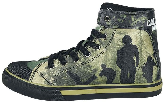 Official Call of Duty WWII Hi Top Sneakers in Size 11 (Brand New & Boxed)