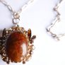 Beautiful Vintage Pendant or Brooch with a chain Image 10