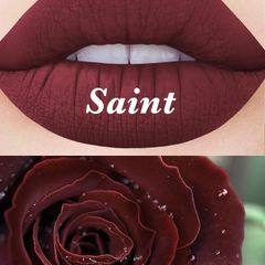 lime crime matte liquid lipstick in saint