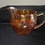 Marigold Carnival Glass Creamer Image 3