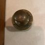 Antique brass weights in original wooden stands Image 3