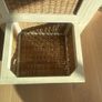 Strawbridge three drawer solid wood/wicker unit Image 7