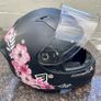 Motorbike Helmet Bogotto & Bela Stripe Racing Boots. Image 3