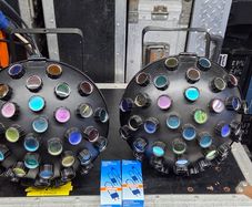 2 Soundlab Mushroom Lights