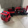 BRUDER low loader truck trailer AND telehandler Image 3