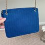 Ruby Shoo "New York" Teal Blue Clutch Crossbody Bag Image 5