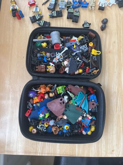 Large genuine LEGO minifigure and accessory job lot