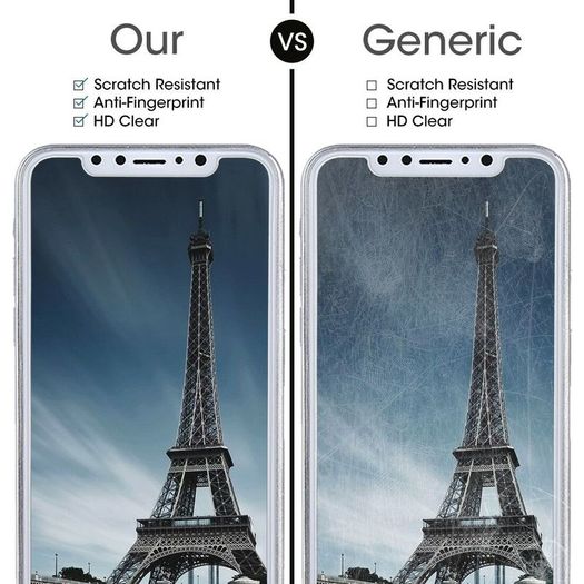 For Apple iPhone X 10 Premium Tempered Glass Screen Protector Cover Guard Film - FHT01IPTG