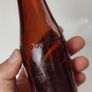 403 - Vintage T Kiely and Sons Tipperary Dark Amber Glass Collectible Decorative Bottle Image 6